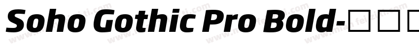 Soho Gothic Pro Bold字体转换